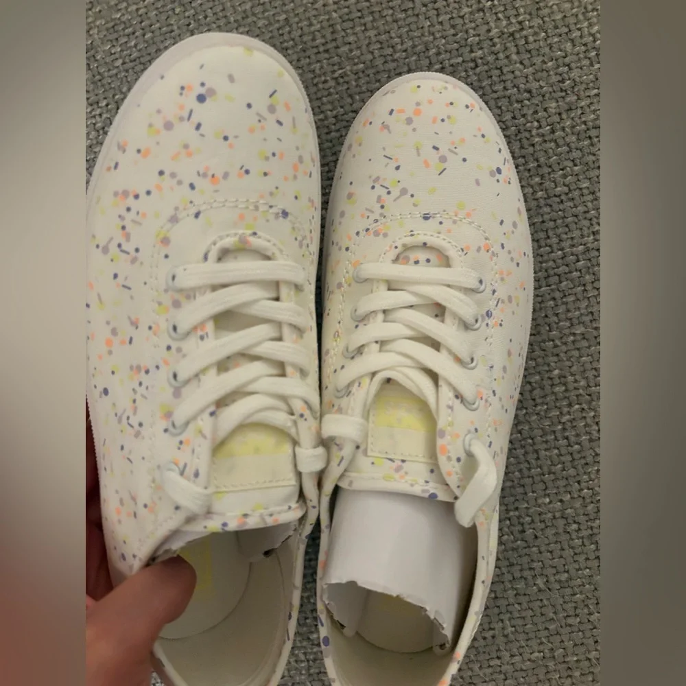 Keds Breezie Confetti Canvas Sneakers White Multi 9 Women New in Box WF65867 - Picture 15 of 16